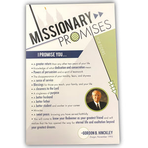 Missionary Promises - Poster (Gordon B. Hinckley)