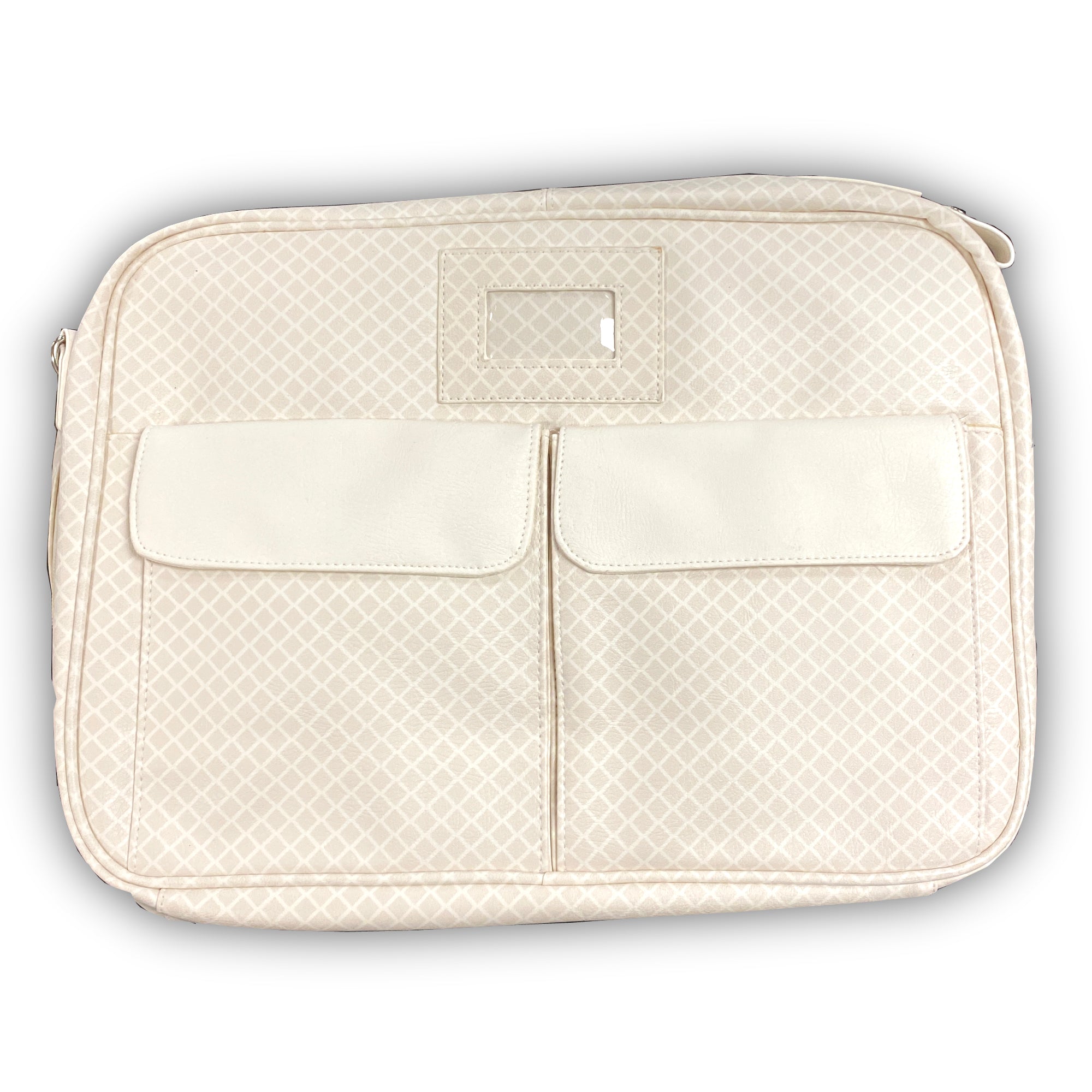 Leather Classic Diamond Temple Bag - Cream - Cedar Fort Publishing & Media