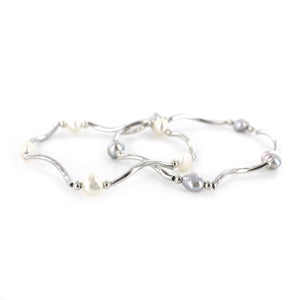 E426, E453 Baptism Pearl Double Bracelet