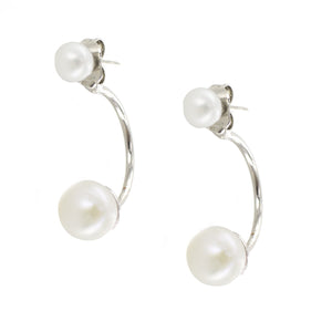 E425, E452 Freshwater Pearl Baptism Earrings