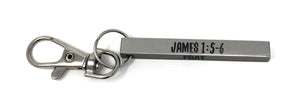 James 1:5-6 Keychain