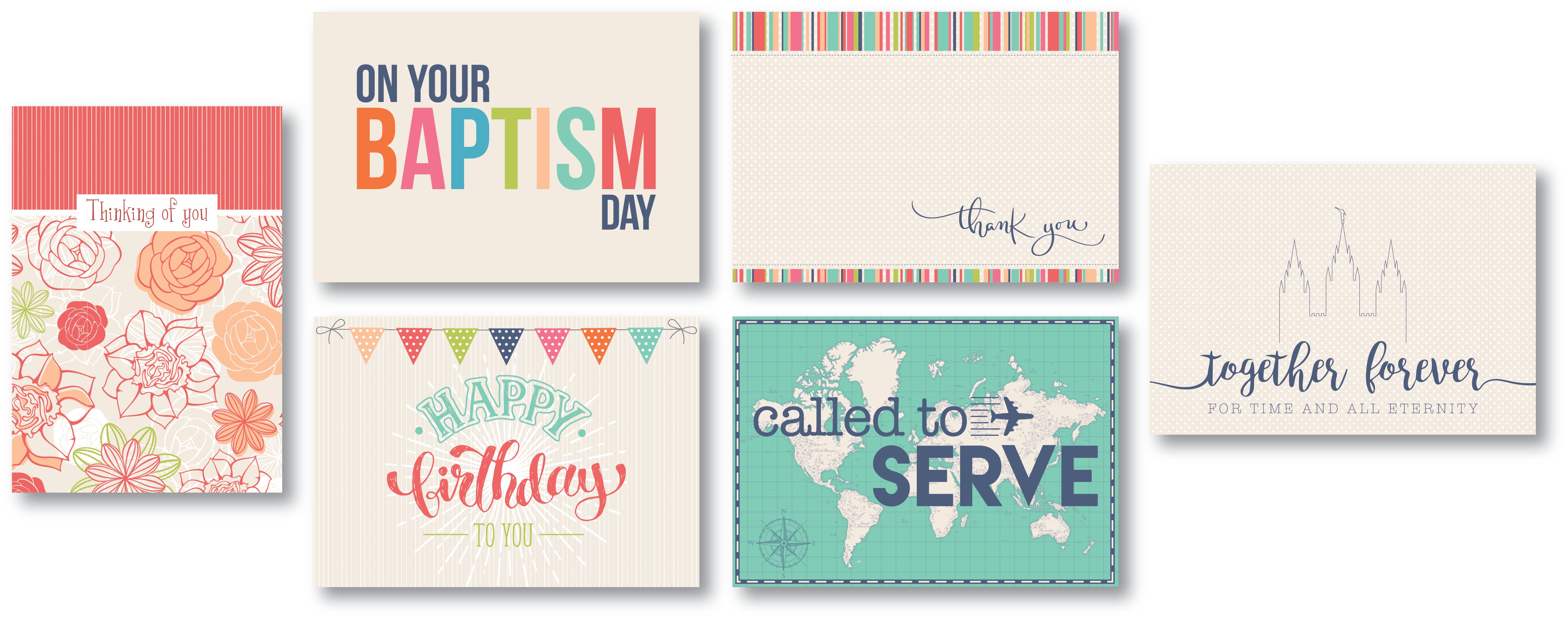 LDS Greeting Cards (pack of 12)