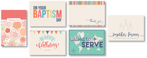 LDS Greeting Cards (pack of 12)