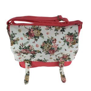 Sister Messenger Bag-Pink Floral