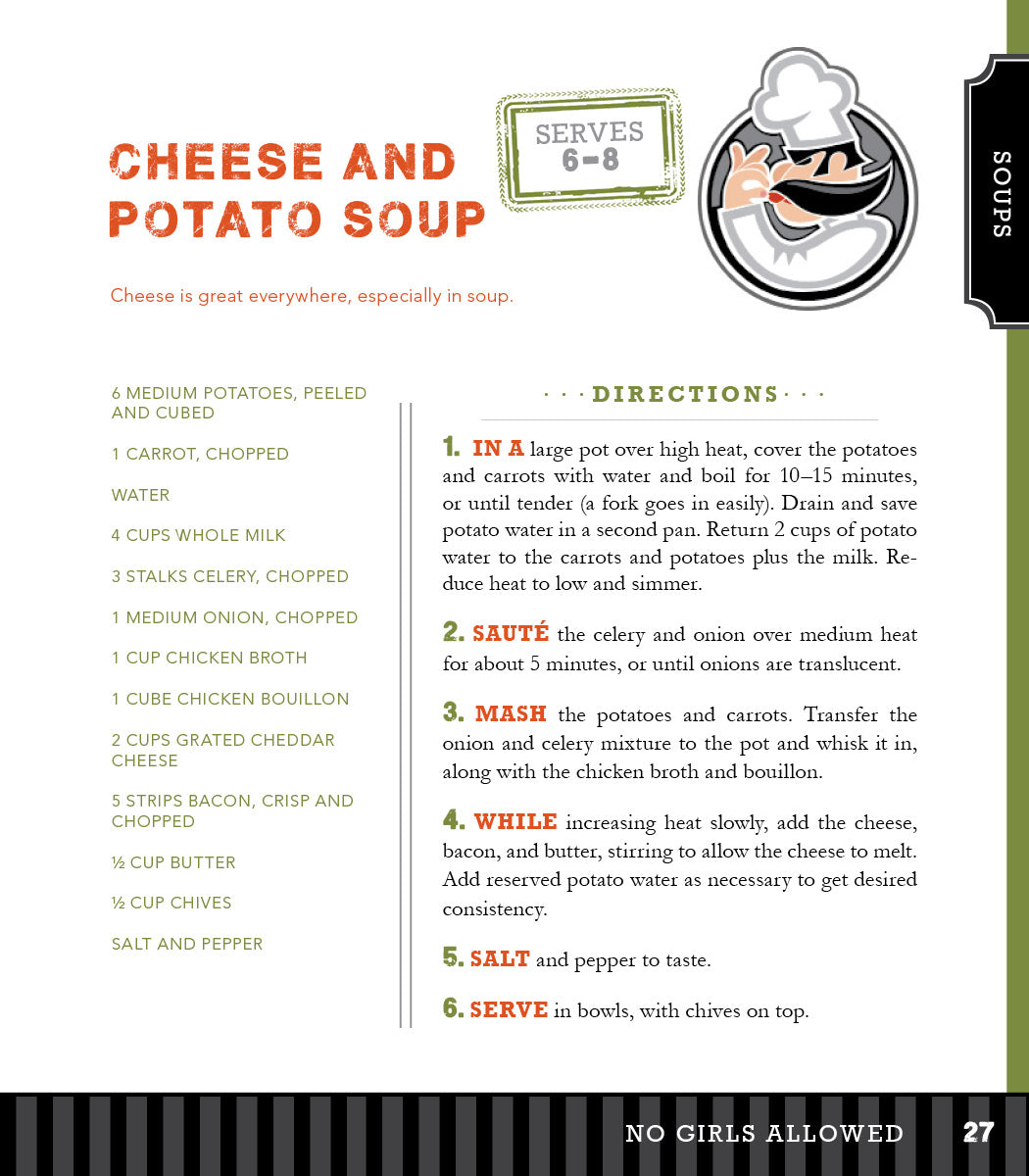 No Girls Allowed: Cookbook for Men