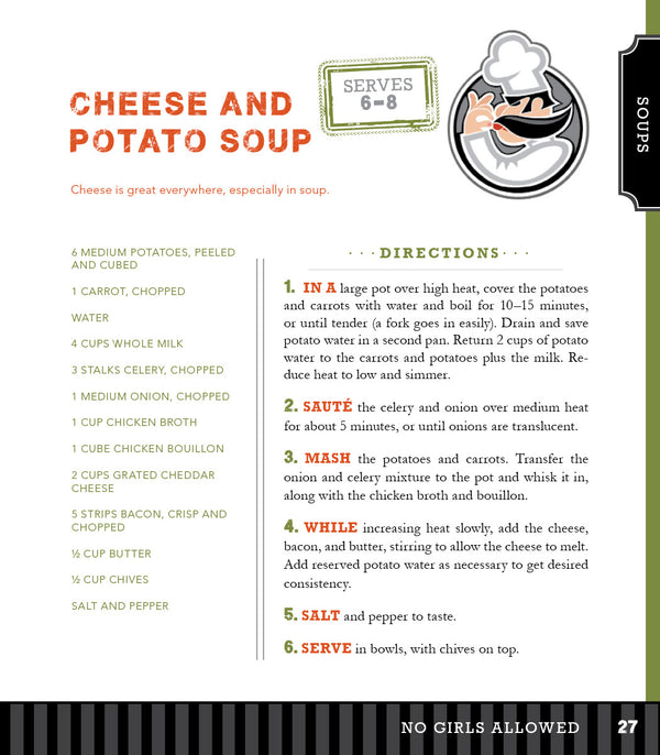 No Girls Allowed: Cookbook for Men