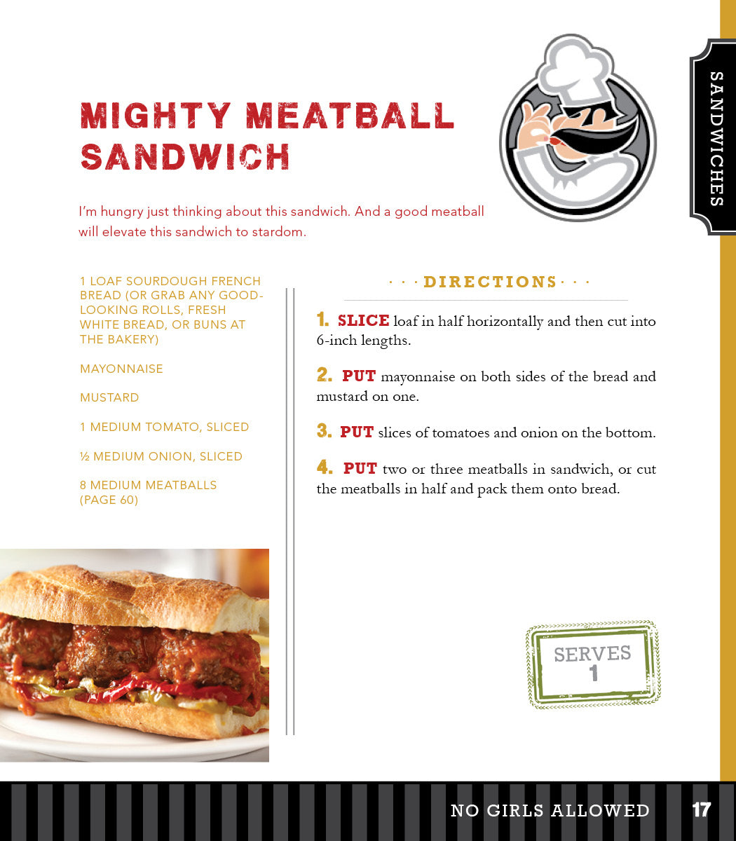 No Girls Allowed: Cookbook for Men