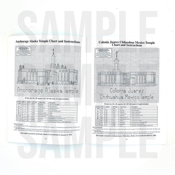 The New Small Temples of The Church of Jesus Christ of Latter-day Saints: Counted Cross Stitch Patterns for Current & Future Small Temples - Flash Deal