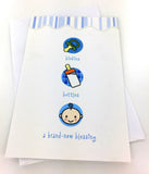Greeting card / Blessing / Binkies/boy