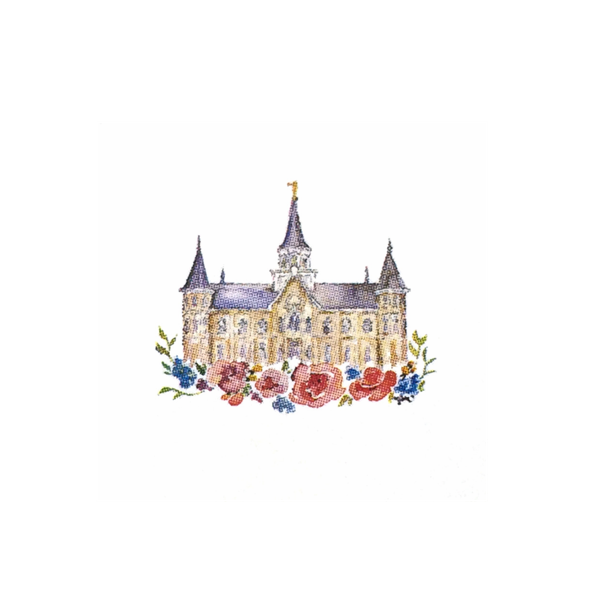 Provo City Center Temple - Watercolor Greeting Card
