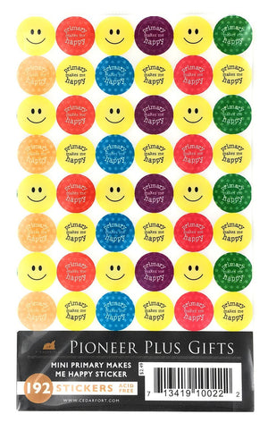 Primary Makes Me Happy - Stickers - Mini