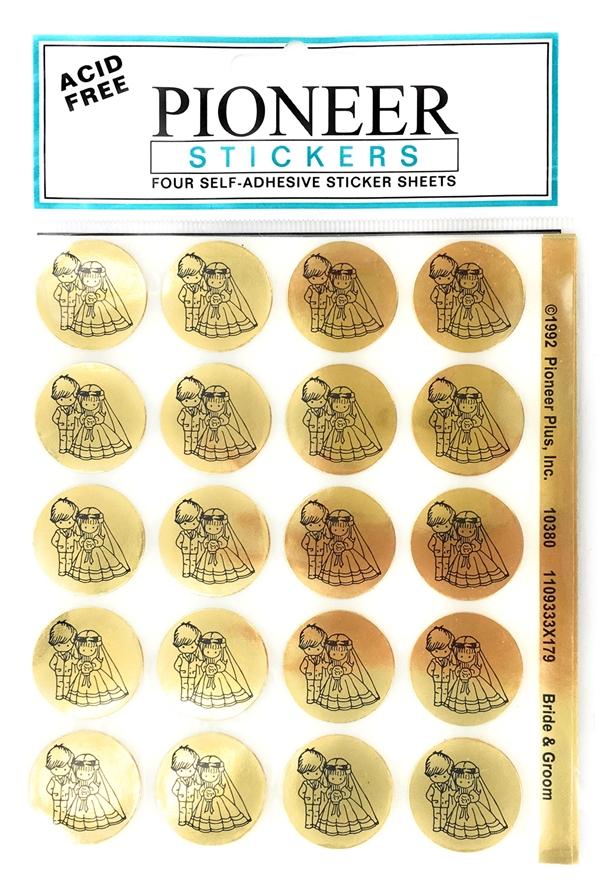 B324 Sticker Bride & Groom