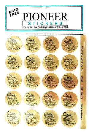 B324 Sticker Bride & Groom