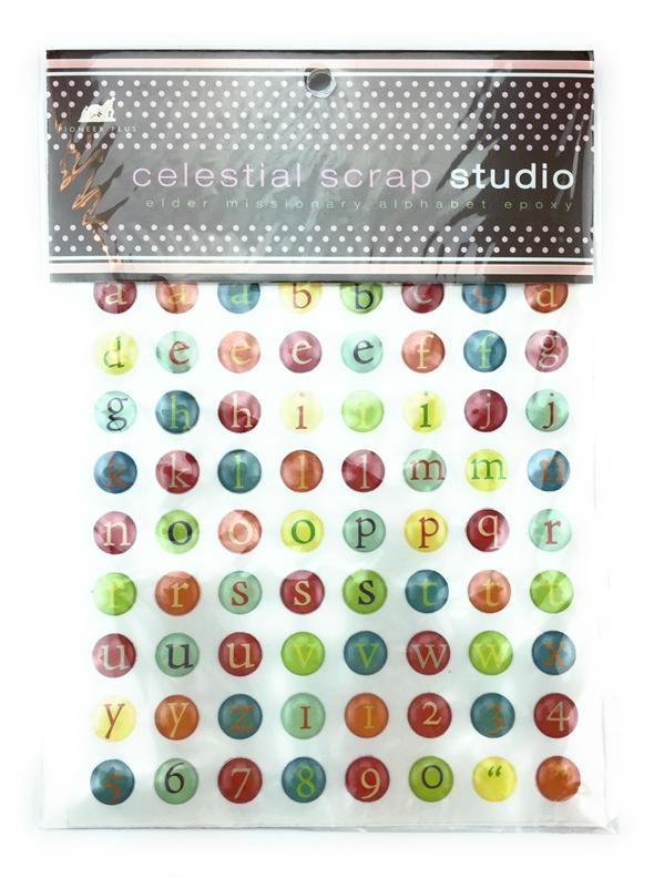 Epoxy Alphabet Sticker / Mission / Elder