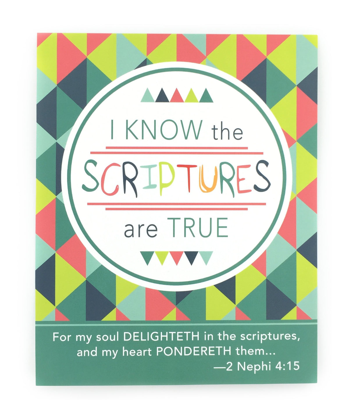 I Know the Scriptures Are True - Art Print - 8x10 | Cedar Fort Publishing