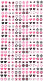 Punk Party 288 Piece (144 pair) Pair Stick-on Earrings