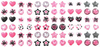 Punk Party 288 Piece (144 pair) Pair Stick-on Earrings