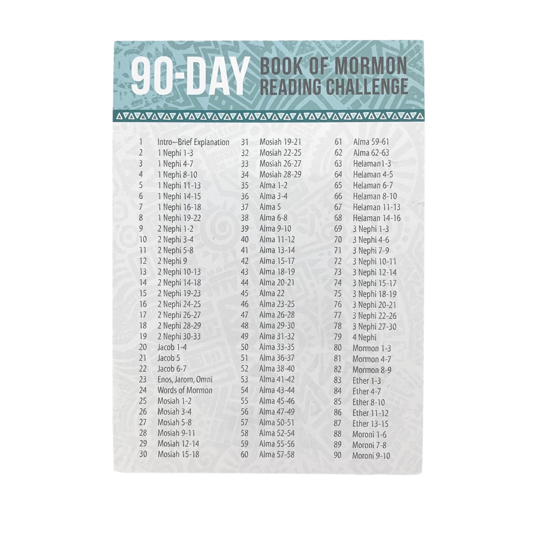 Book of Mormon in 90 Days - Print - 5x7 - Cedar Fort Publishing & Media