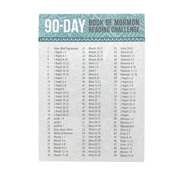 Book of Mormon in 90 Days - Print - 5x7 - Cedar Fort Publishing & Media