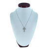 Rhodium Cross Pendant