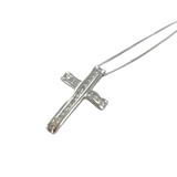 Rhodium Cross Pendant