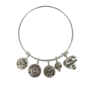 The Best Grandma Charm Bracelet