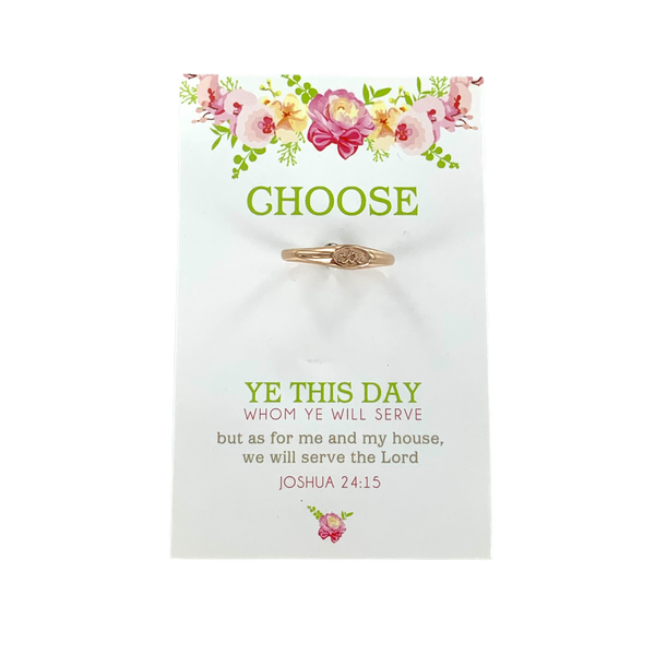 Choose Ye This Day CTR Ring