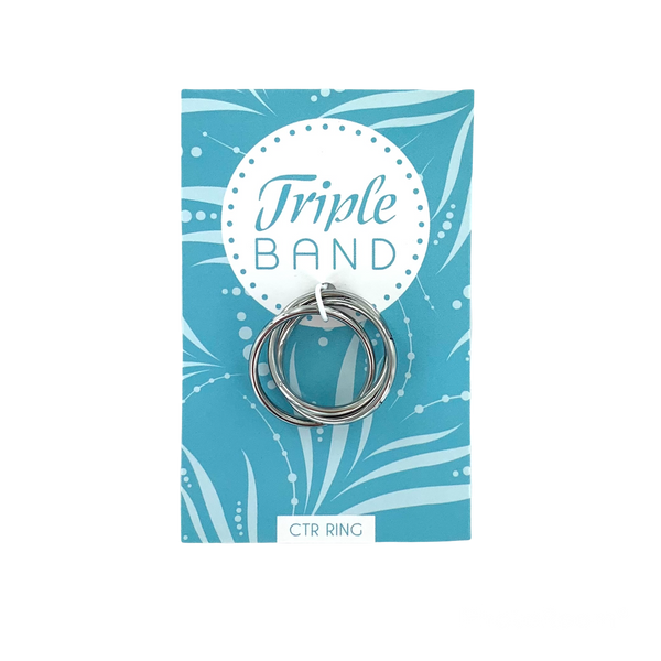 Triple Band CTR Ring - Cedar Fort Publishing & Media