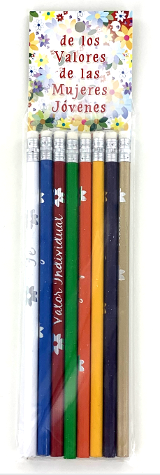 Young Women Values - Pencils - Spanish - Cedar Fort Publishing & Media