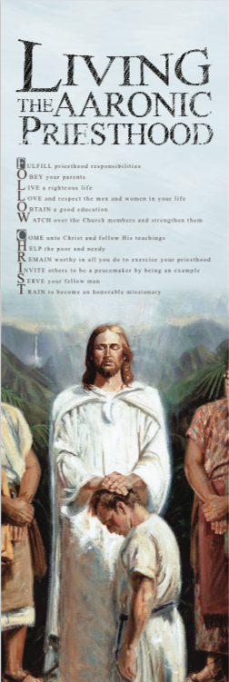 Living the Aaronic Priesthood- Bookmark