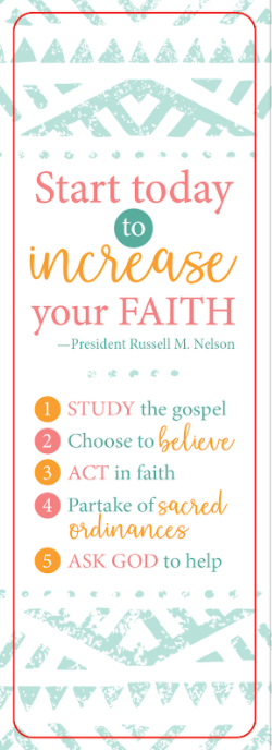 Increase Your Faith - Bookmark