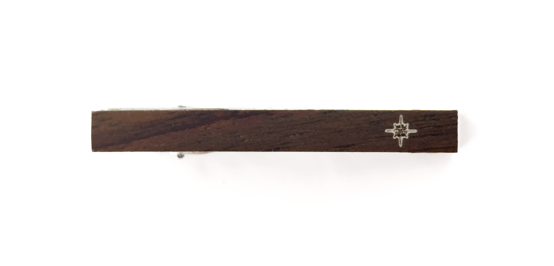 Wooden Tie Bar - Guiding Star