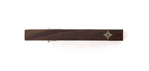 Wooden Tie Bar - Guiding Star