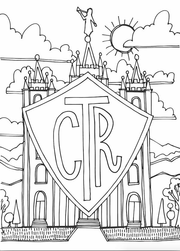 Baptism Coloring Greeting Cards (6 pack)