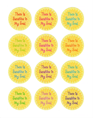 Stickers - Sunshine in My Soul - 6pk