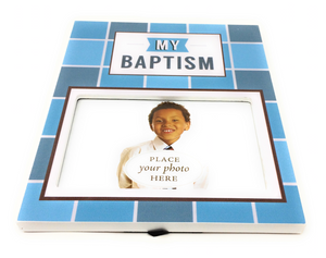 Baptism Picture Frame - Boy