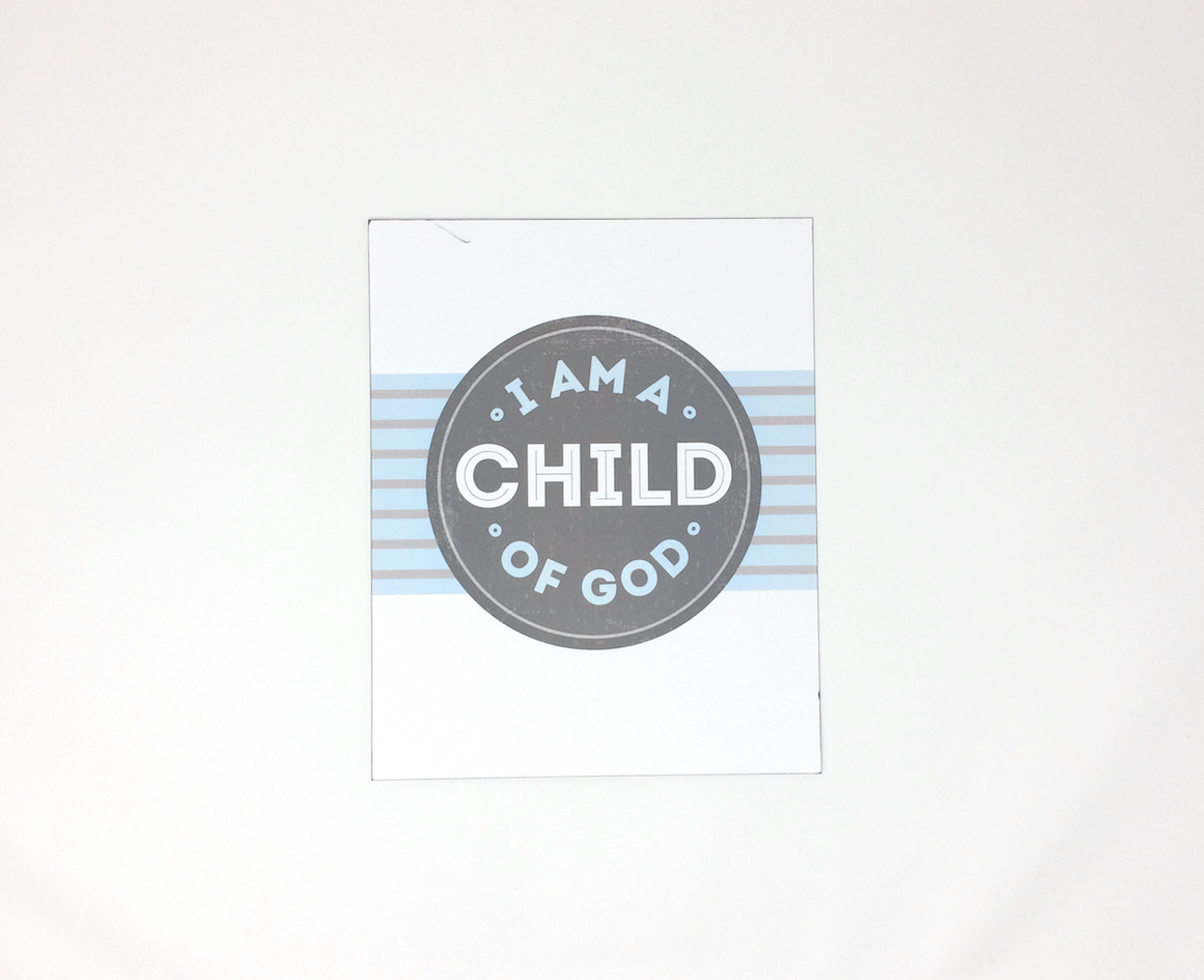 I Am A Child of God - Art Print - 3pk - Boy