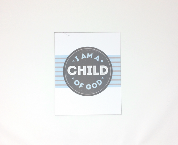 I Am A Child of God - Art Print - 3pk - Boy