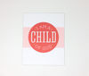 I Am A Child of God (Art Print) Pink
