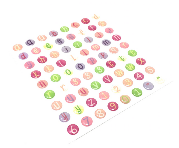 Blessing - Alphabet Sticker - Scrapbook - Epoxy - Girl - Cedar Fort Publishing & Media