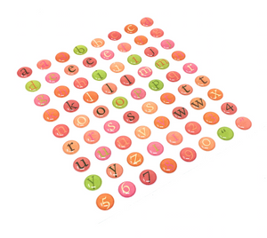 Missionary - Scrapbook - Alphabet Sticker - Epoxy - Sister