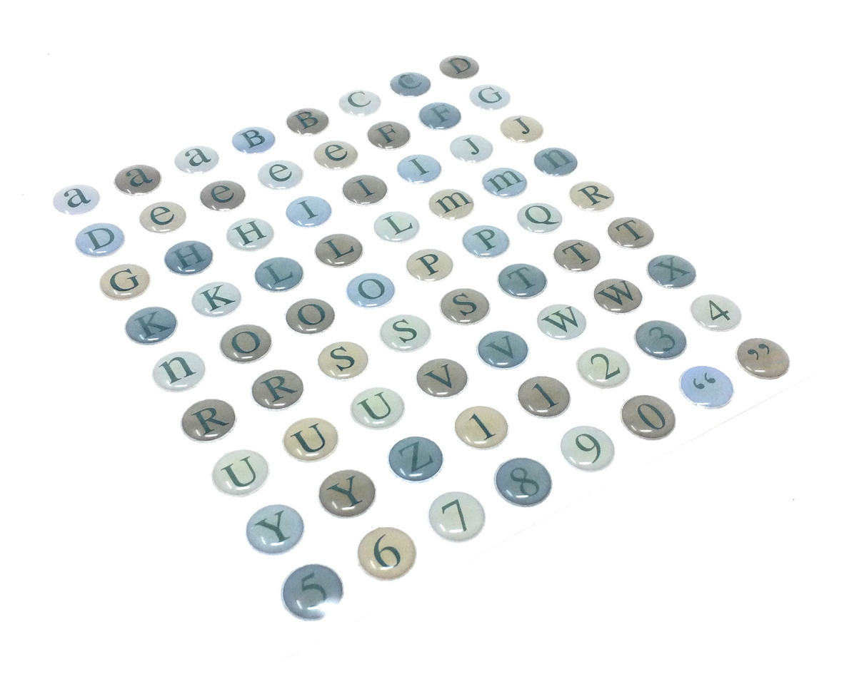 Alphabet Stickers - Epoxy - Cedar Fort Publishing & Media