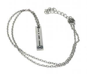 Serve - Necklace - Morse Code