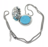 Calming Waves - Necklace - Essential Oil Diffuser - Locket