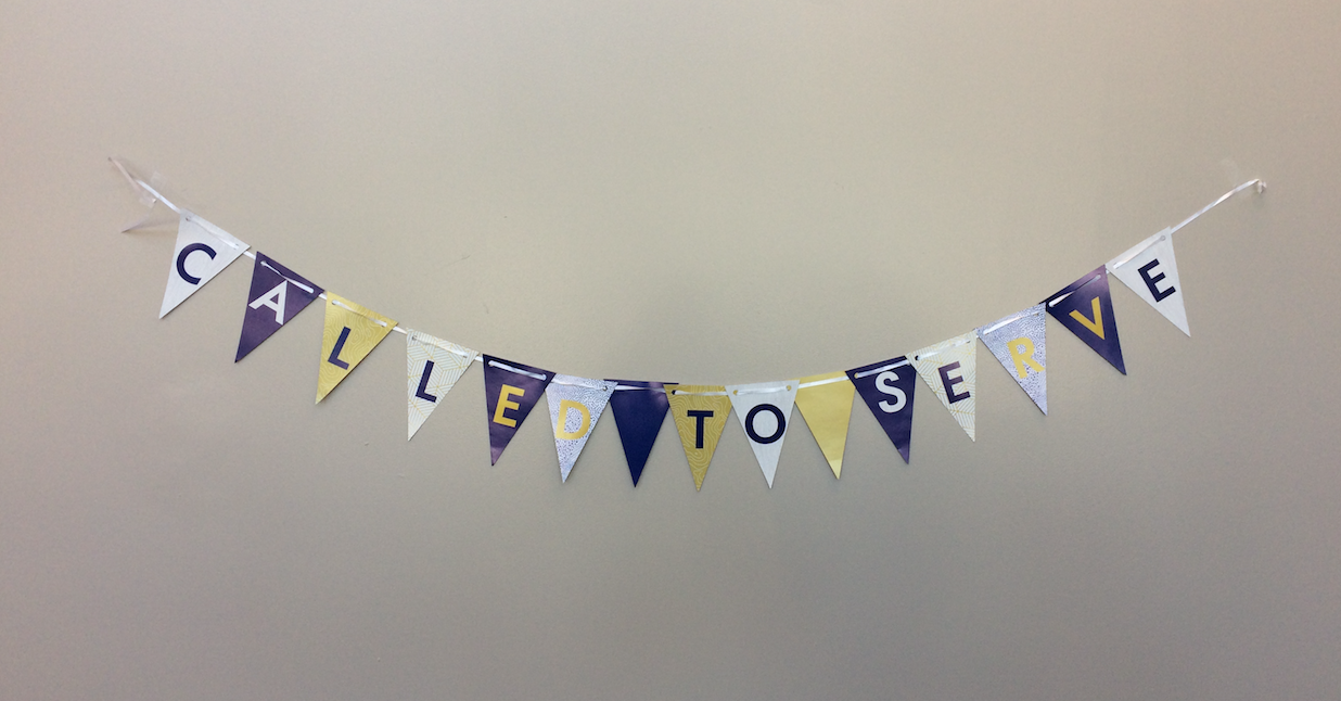 Called to Serve - Bunting Banner