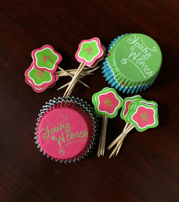 Young Women - Cupcake Liner & Topper - Box Set