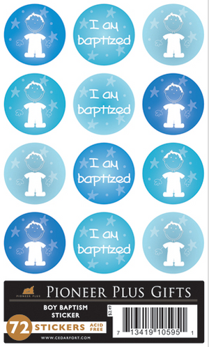 I Am Baptized - Stickers - Boy