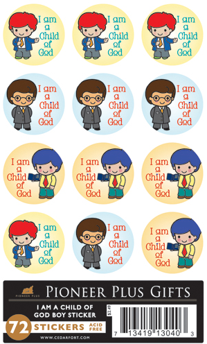 I Am a Child of God - Stickers - Boy