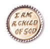 I Am A Child of God - Tie Tack - Round - Two-Tone