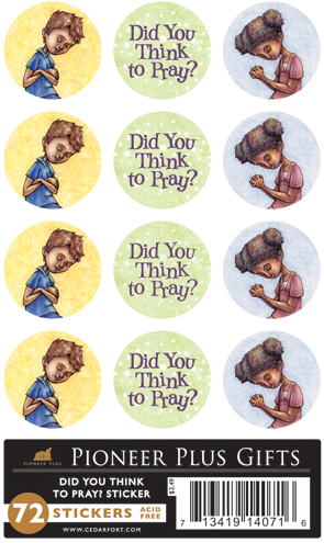 Did You Think to Pray? - Stickers - Cedar Fort Publishing & Media